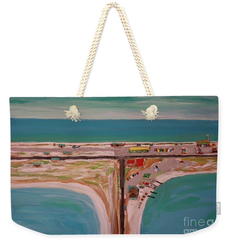 Bird's Eye View of Navarre Beach - Weekender Tote Bag