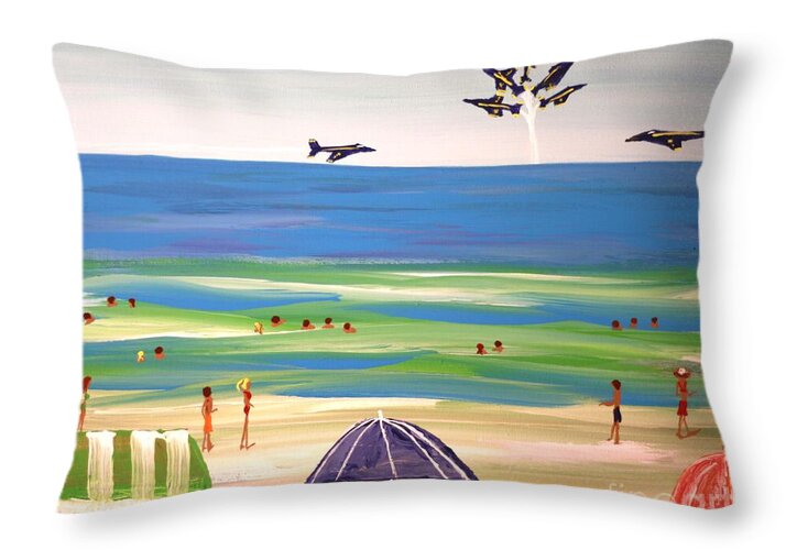 Blue Angles Pensacola - Throw Pillow