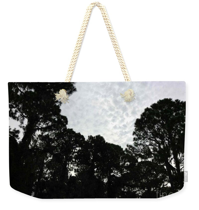 Blue Cloudy Sky - Weekender Tote Bag
