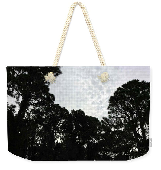 Blue Cloudy Sky - Weekender Tote Bag