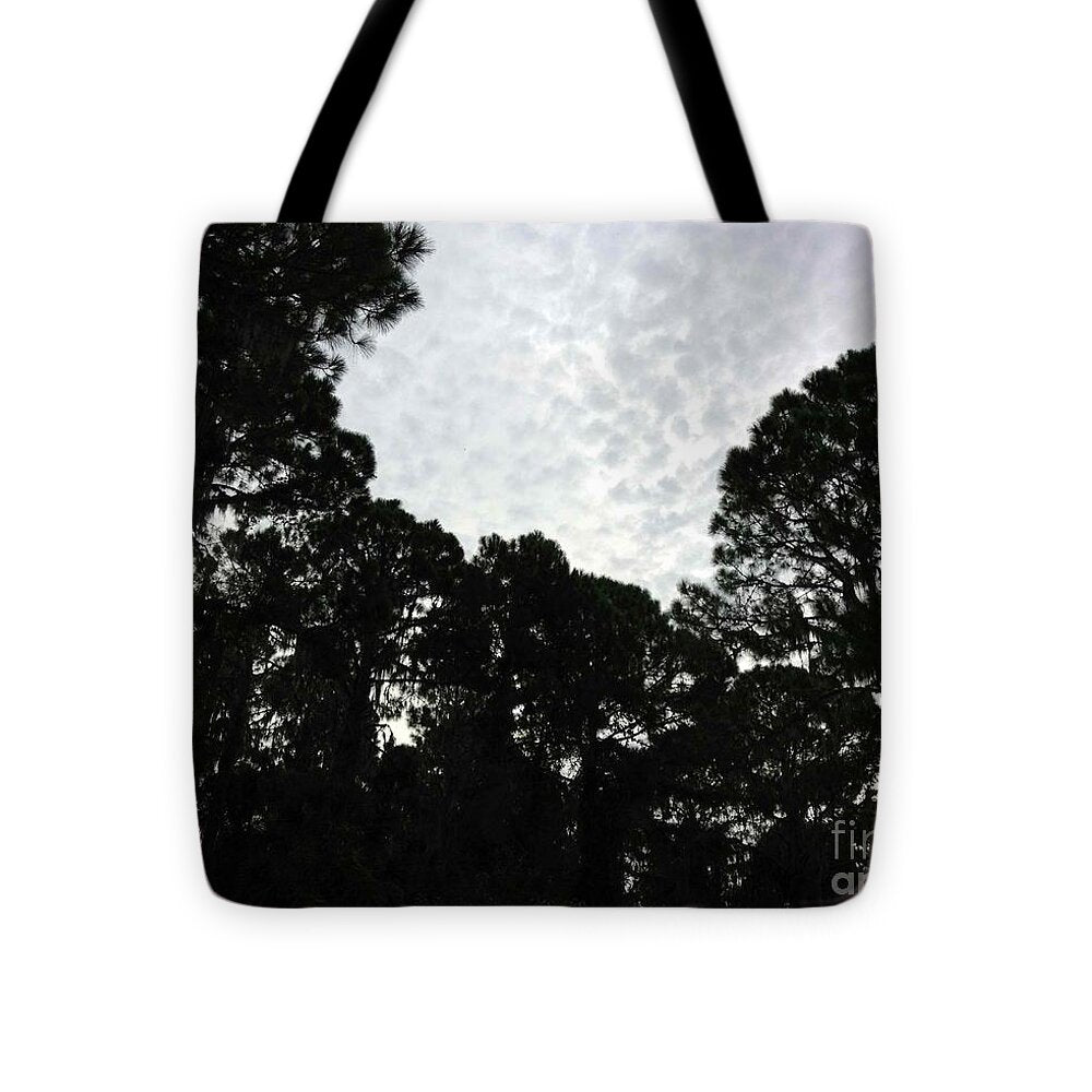 Blue Cloudy Sky - Tote Bag