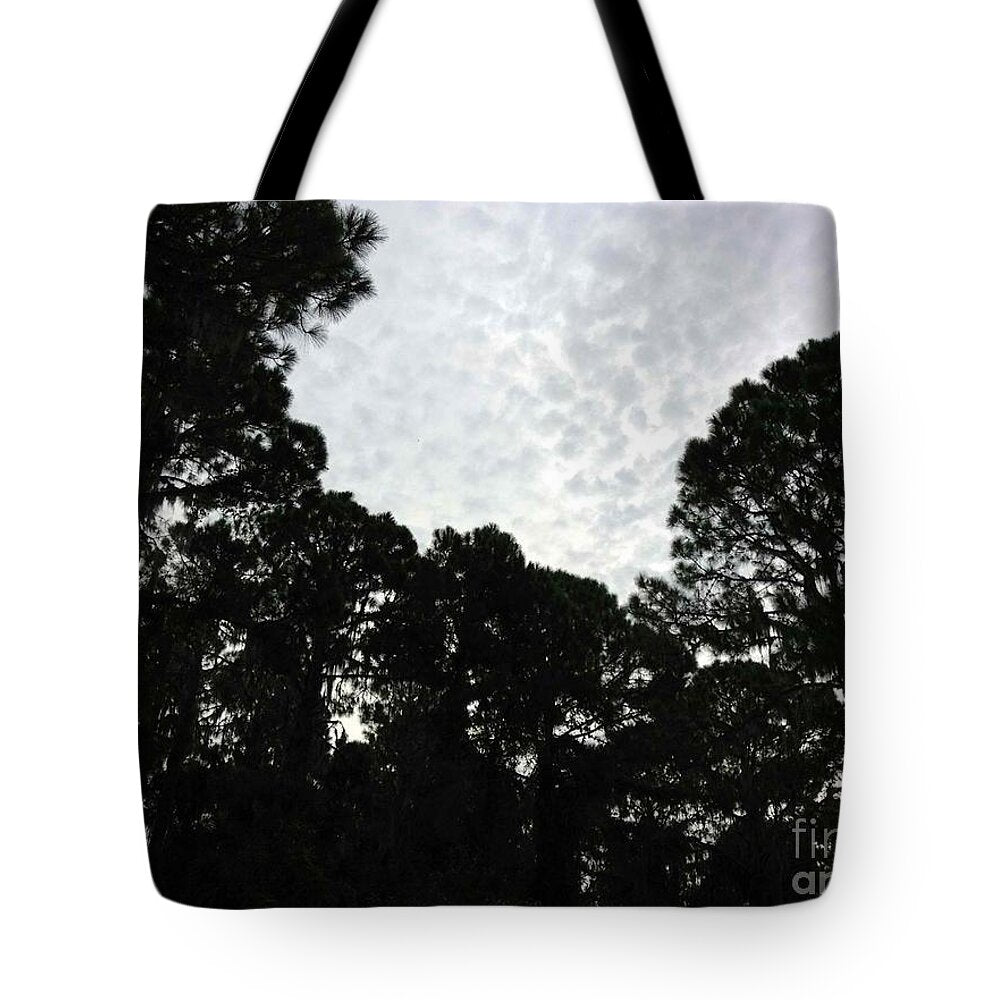 Blue Cloudy Sky - Tote Bag