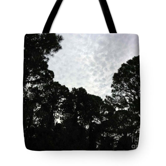 Blue Cloudy Sky - Tote Bag