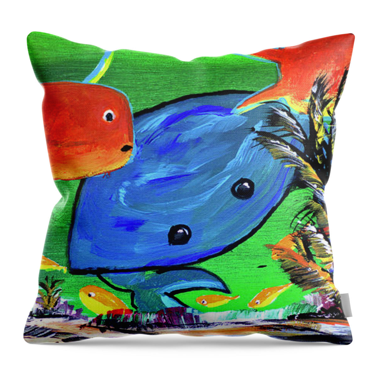 Blue Crab - Throw Pillow