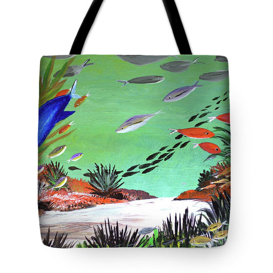 Blue n Green - Tote Bag