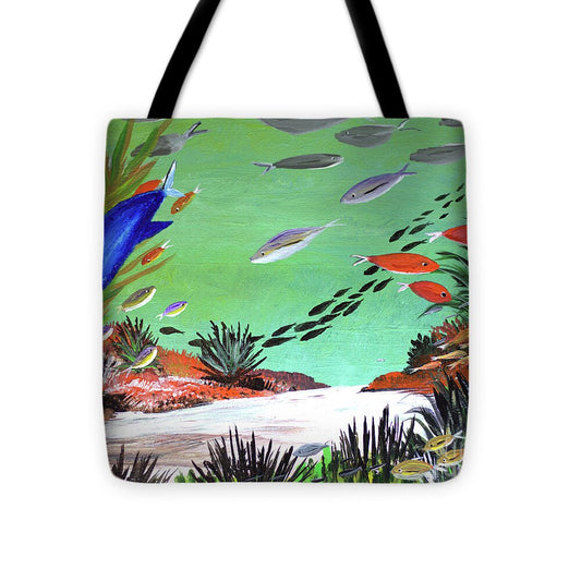 Blue n Green - Tote Bag