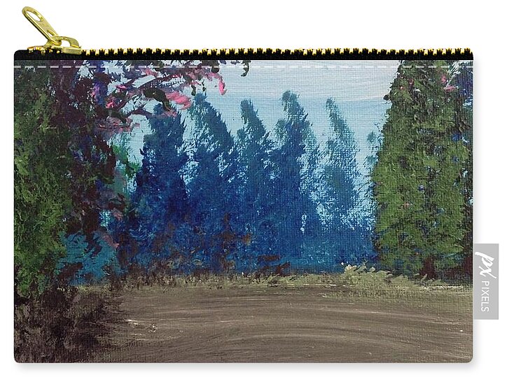 Blue Trees - Zip Pouch