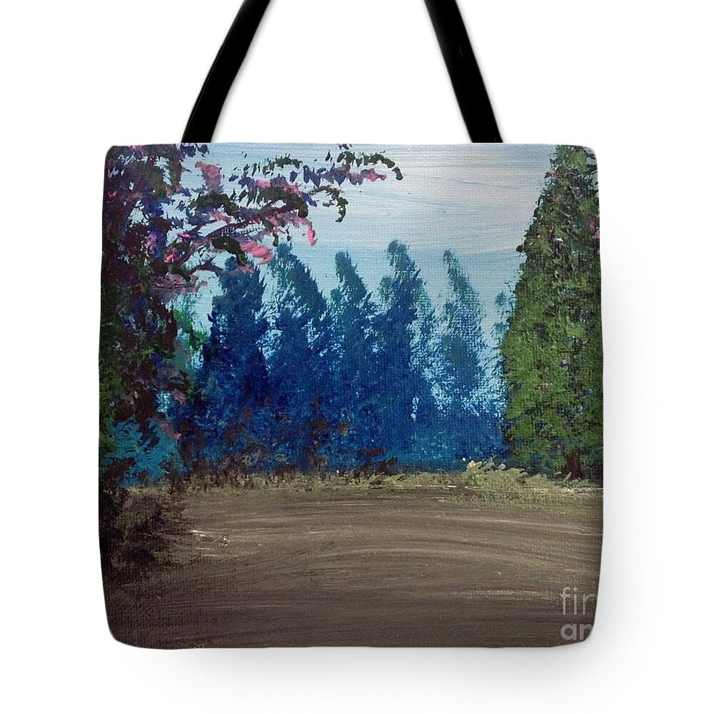 Blue Trees - Tote Bag