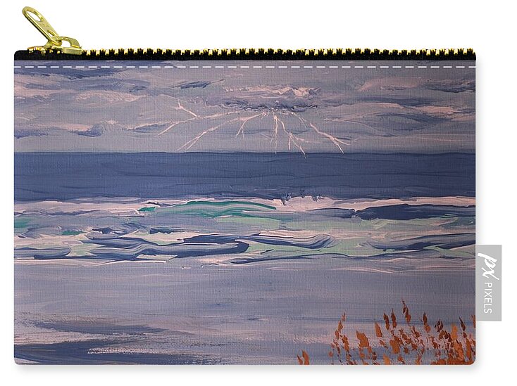 Coastal Stormy Seas - Zip Pouch
