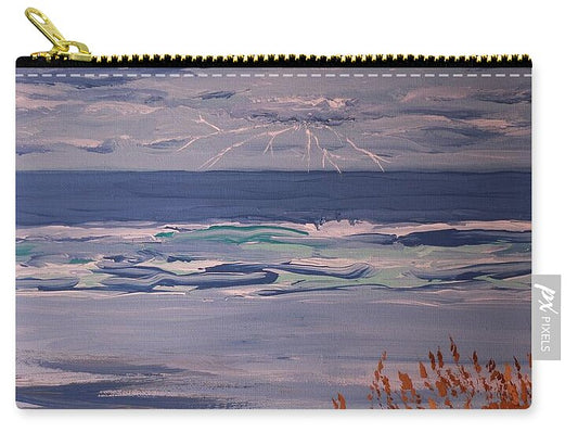 Coastal Stormy Seas - Zip Pouch