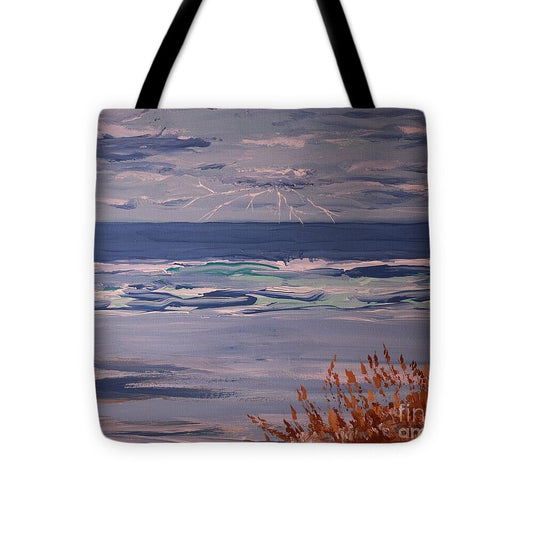 Coastal Stormy Seas - Tote Bag