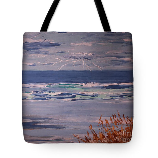 Coastal Stormy Seas - Tote Bag