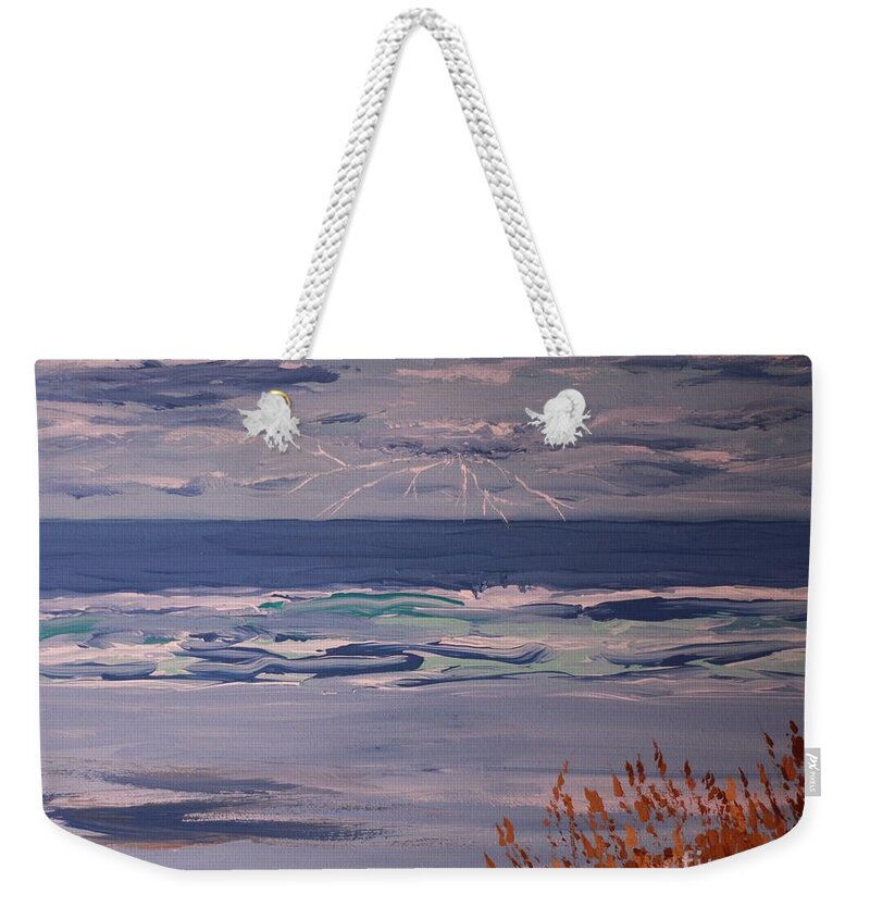 Coastal Stormy Seas - Weekender Tote Bag