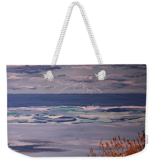 Coastal Stormy Seas - Weekender Tote Bag