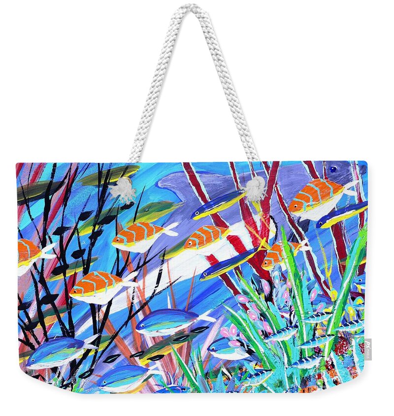 Colorful Coral Reef Scene - Weekender Tote Bag