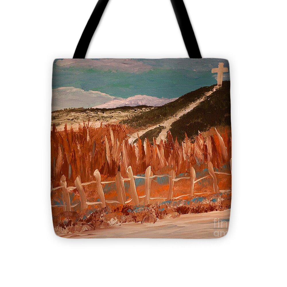 Cross on the Hill Pensacola - Tote Bag