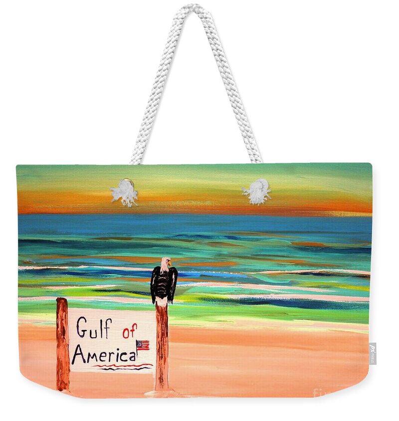 Eagle by the Gulf of America - Weekender Tote Bag
