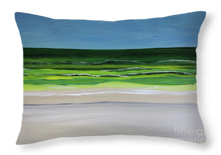 Emerald Sea - Throw Pillow