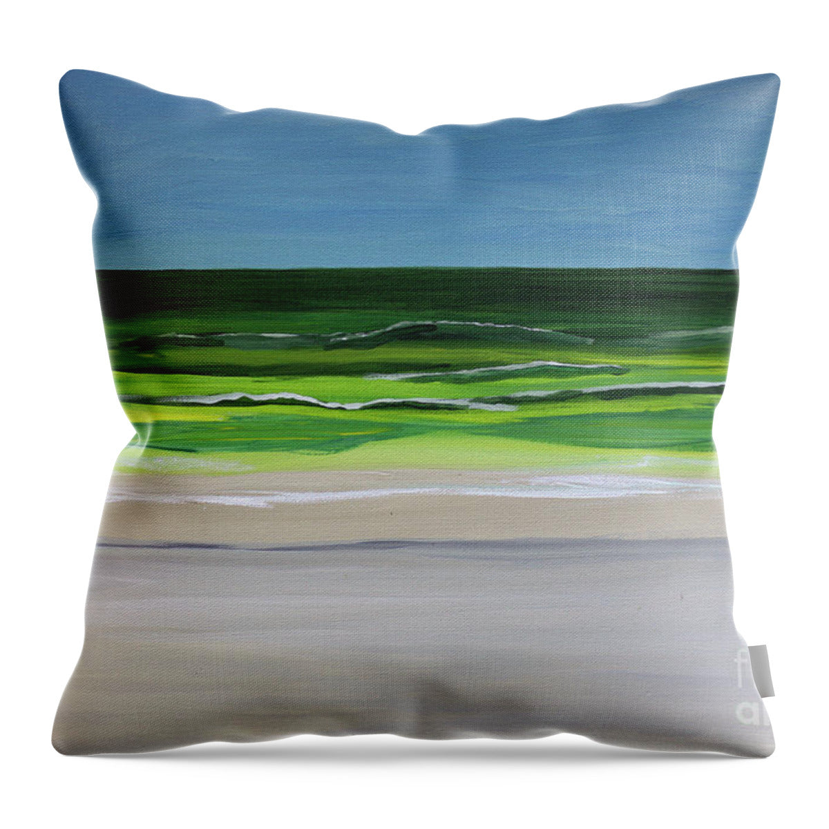 Emerald Sea - Throw Pillow