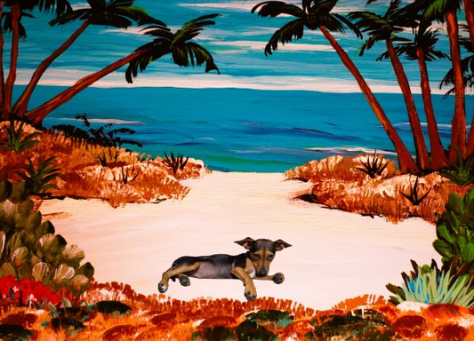 Caribbean Framed Art Print, 8 x 10
