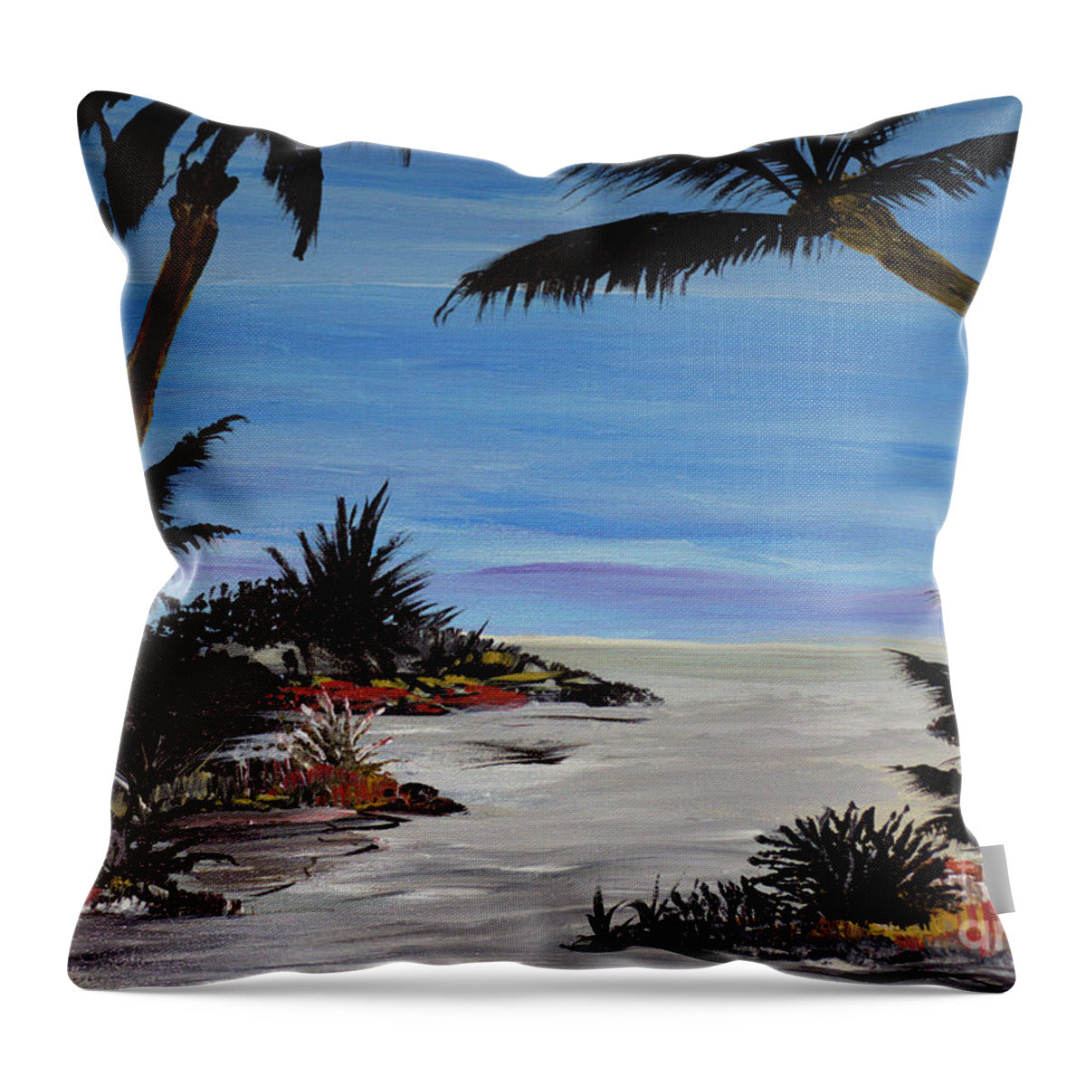 Evening Strool - Throw Pillow