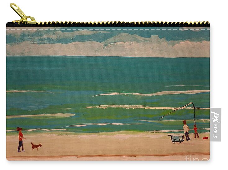 Family Fun at the Seaside - Zip Pouch