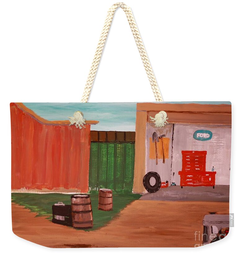 Farm 8N Ford Tractor - Weekender Tote Bag