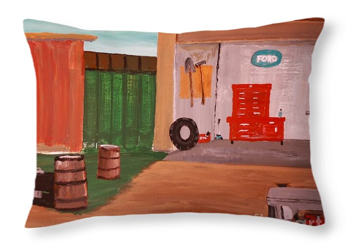 Farm 8N Ford Tractor - Throw Pillow