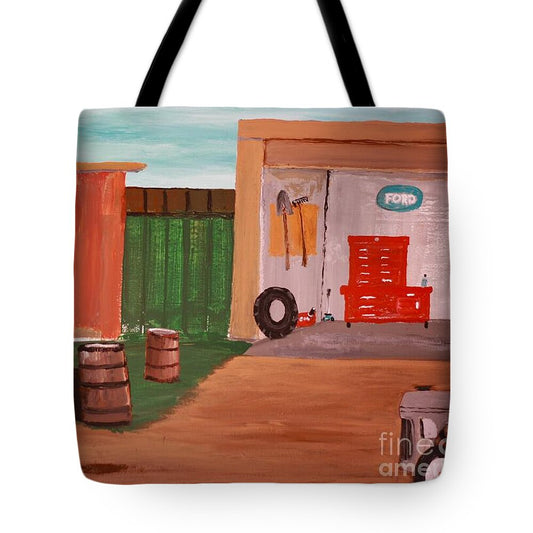 Farm 8N Ford Tractor - Tote Bag