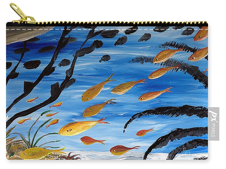 Fish in Hiding - Zip Pouch