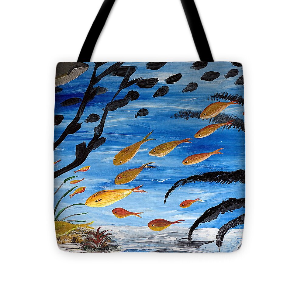 Fish in Hiding - Tote Bag