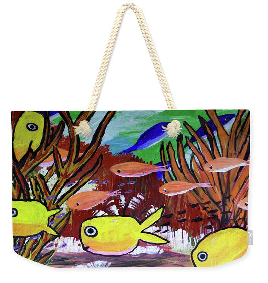Fish n  Hiding - Weekender Tote Bag