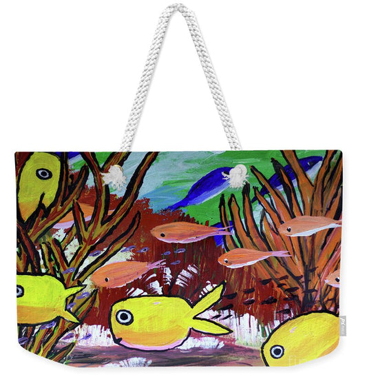 Fish n  Hiding - Weekender Tote Bag