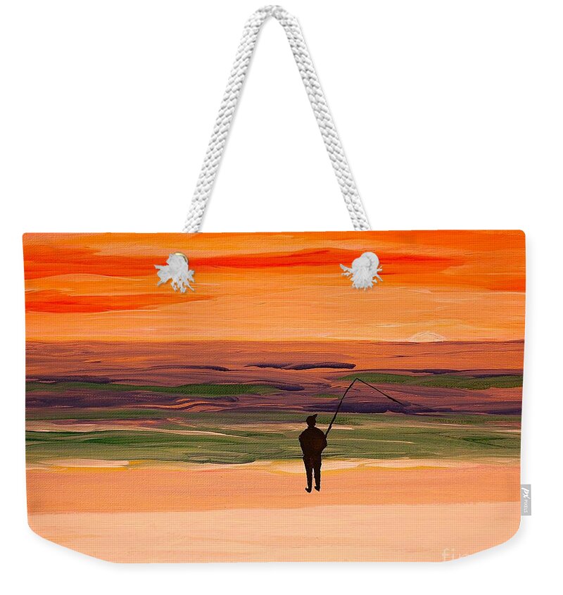 Fish until the Sun Sets - Weekender Tote Bag
