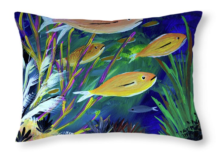 Gold Fish - Throw Pillow