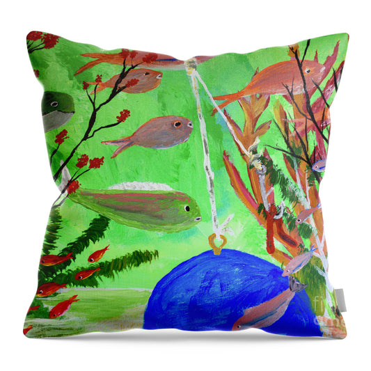 Good Bait - Throw Pillow