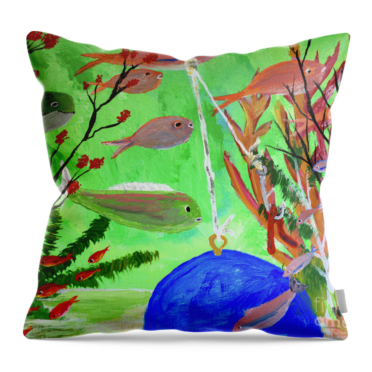 Good Bait - Throw Pillow