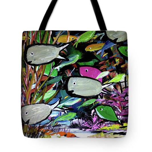 Gray Fish - Tote Bag