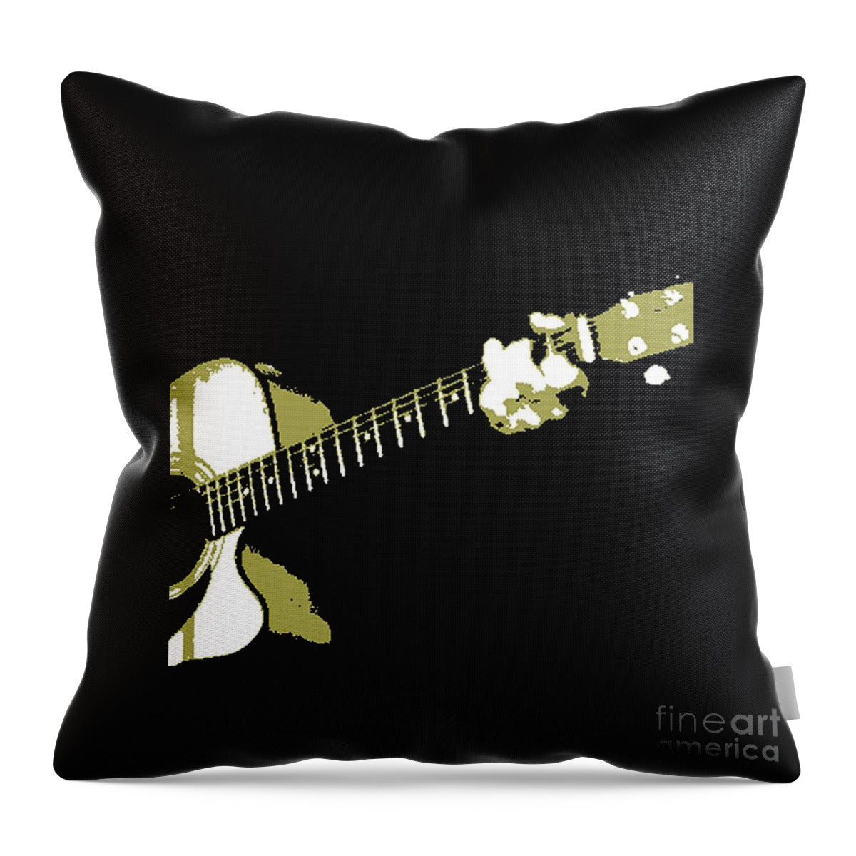 Guitar - Throw Pillow