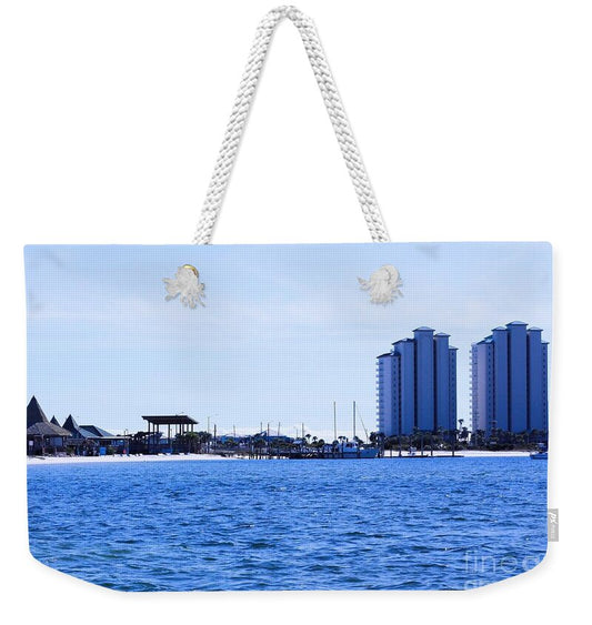 Juana's Pagodas Navarre beach - Weekender Tote Bag