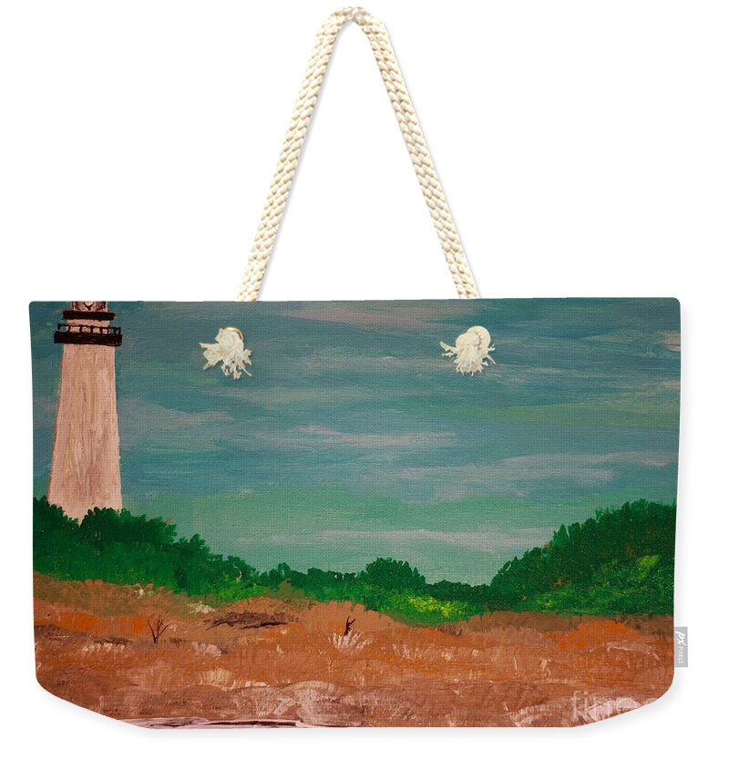 Lighthouse on the Island - Weekender Tote Bag
