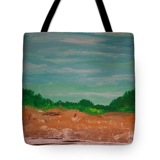 Lighthouse on the Island - Tote Bag