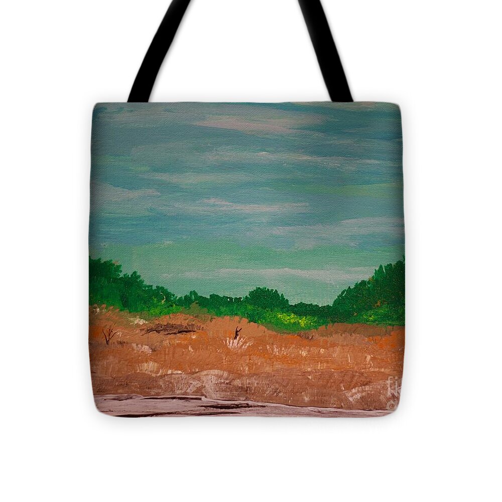 Lighthouse on the Island - Tote Bag