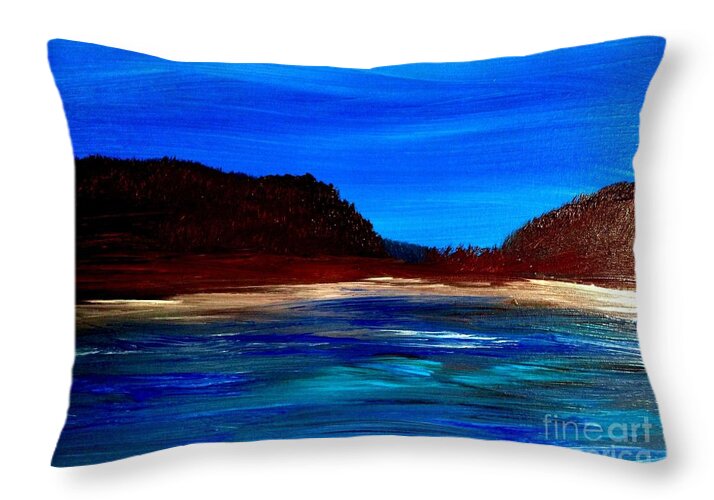 Low Tide - Throw Pillow