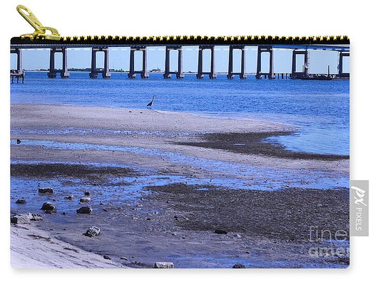 Low Tide on Santa Rosa Sound - Zip Pouch