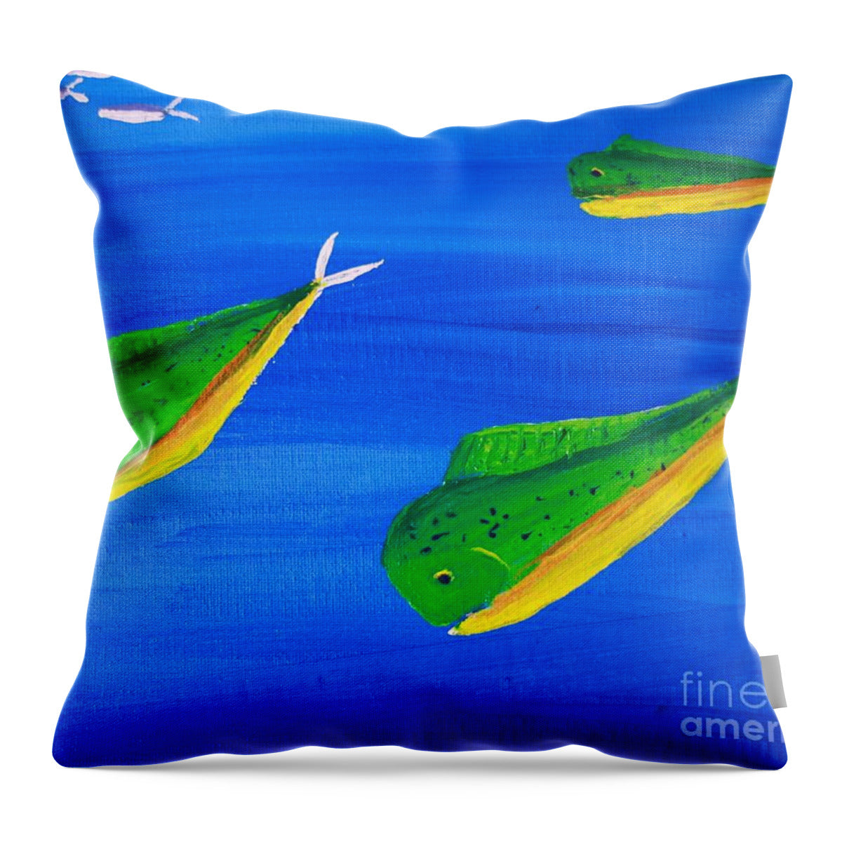 Mahi Mahi fish - Throw Pillow
