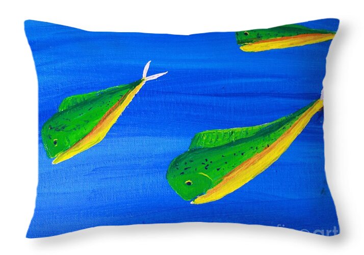 Mahi Mahi fish - Throw Pillow