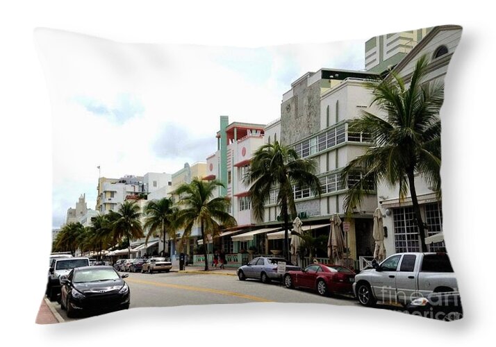 Miami Beach - Throw Pillow