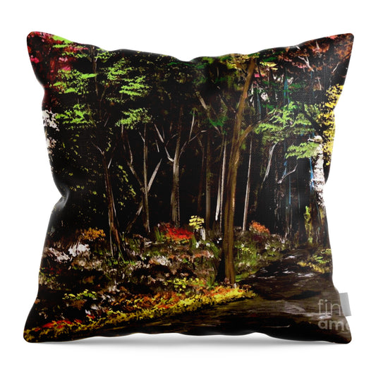 Mountain Hidaway - Throw Pillow