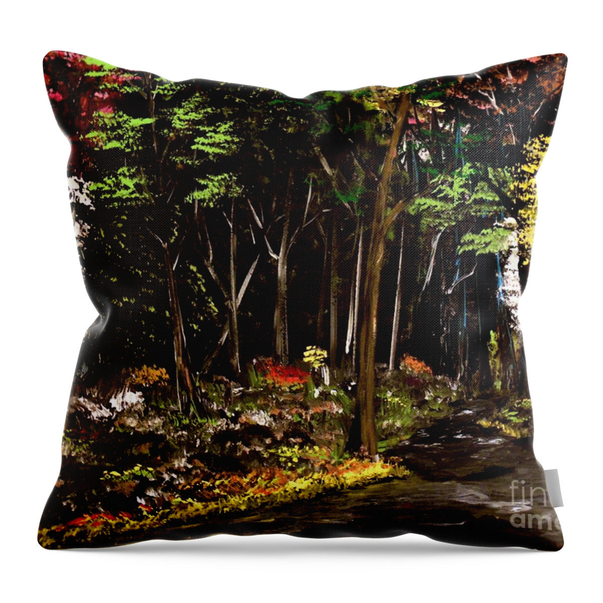 Mountain Hidaway - Throw Pillow